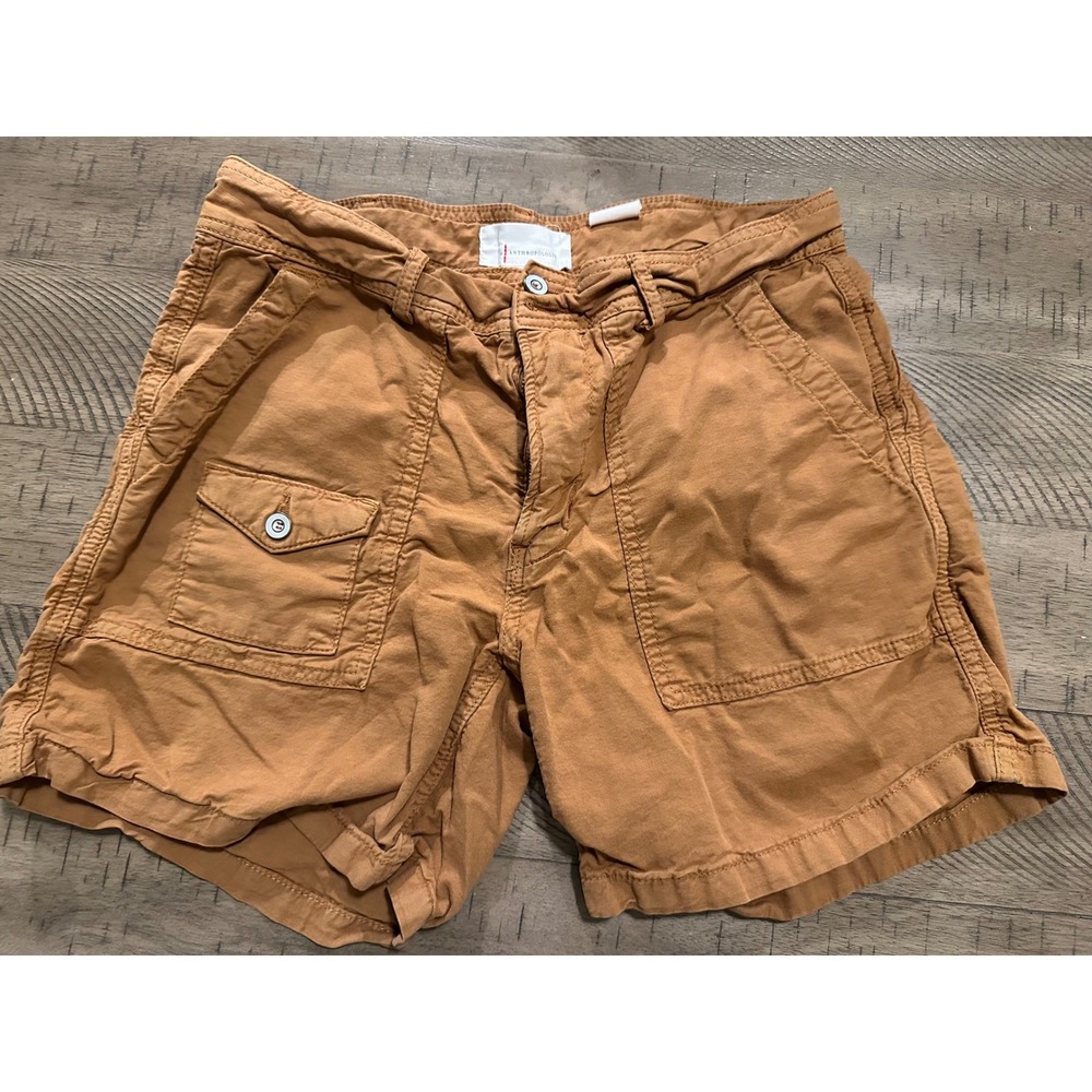 Anthropologie Pilcro "The Wanderer" Utility Shorts – Camel/Tobacco – Size 28/4